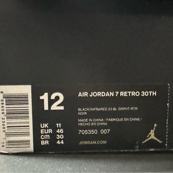 the Air Jordan 7 Retro Barcelona Nights - Picture 11 of 14